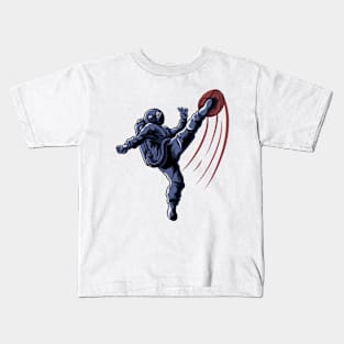 Astronaut Football Kids T-Shirt